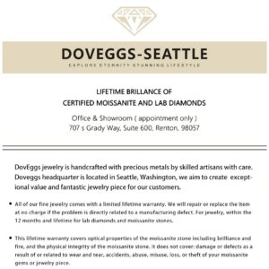 DovEggs Moissanite Enhancer Rings,Moissanite Wedding Band,0.85CTW GHI Moissanite Lab Created Diamond Half Eternity Curved Ring 14K Gold QUALITY Silver Engagement Anniversary Ring for Women (8)