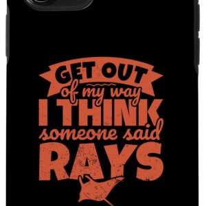 iPhone 11 Pro Ray for Stingray Lovers Sea Batoidea - Get out of my way Case