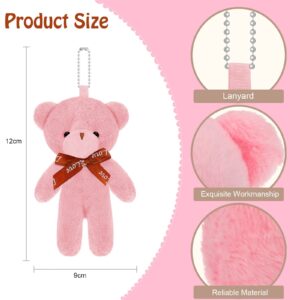 36 Pieces Mini Bear Toy 4.7 Inch Mini Plush Bear Soft Tiny Bear Doll Stuffed Tiny Bear for Teens Girls Boys Adults DIY Keychain Birthday Wedding Christmas Party Favors