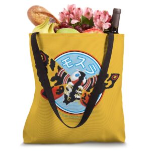 Godzilla Mothra Illustrated Yellow Tote Bag