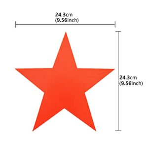 Eco Walker Flat Spot Marker Waterproof Directional Floor Arrow Temporary Direction Sign Anti-Slip Arrow Sign for Floor Carpet Indoor Outdoor Application (Star)