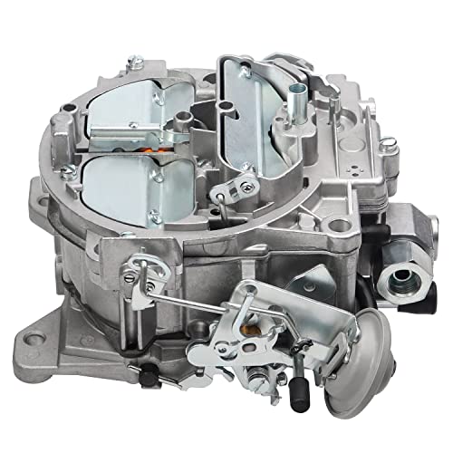 4 Barrel Carburetor Carb For 1901R Rochester Quadrajet 4MV Chevy 1966-1973 - Summit Jegs Divorced Choke 1901-GG 4-BBL, Replace for Corvettes 1975-1979 750 CFM Vacuum Secondary Durable