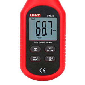 UNI-T UT353 Decibel Meter 30-130dB, UT363 Handheld Anemometer Wind Speed Meter