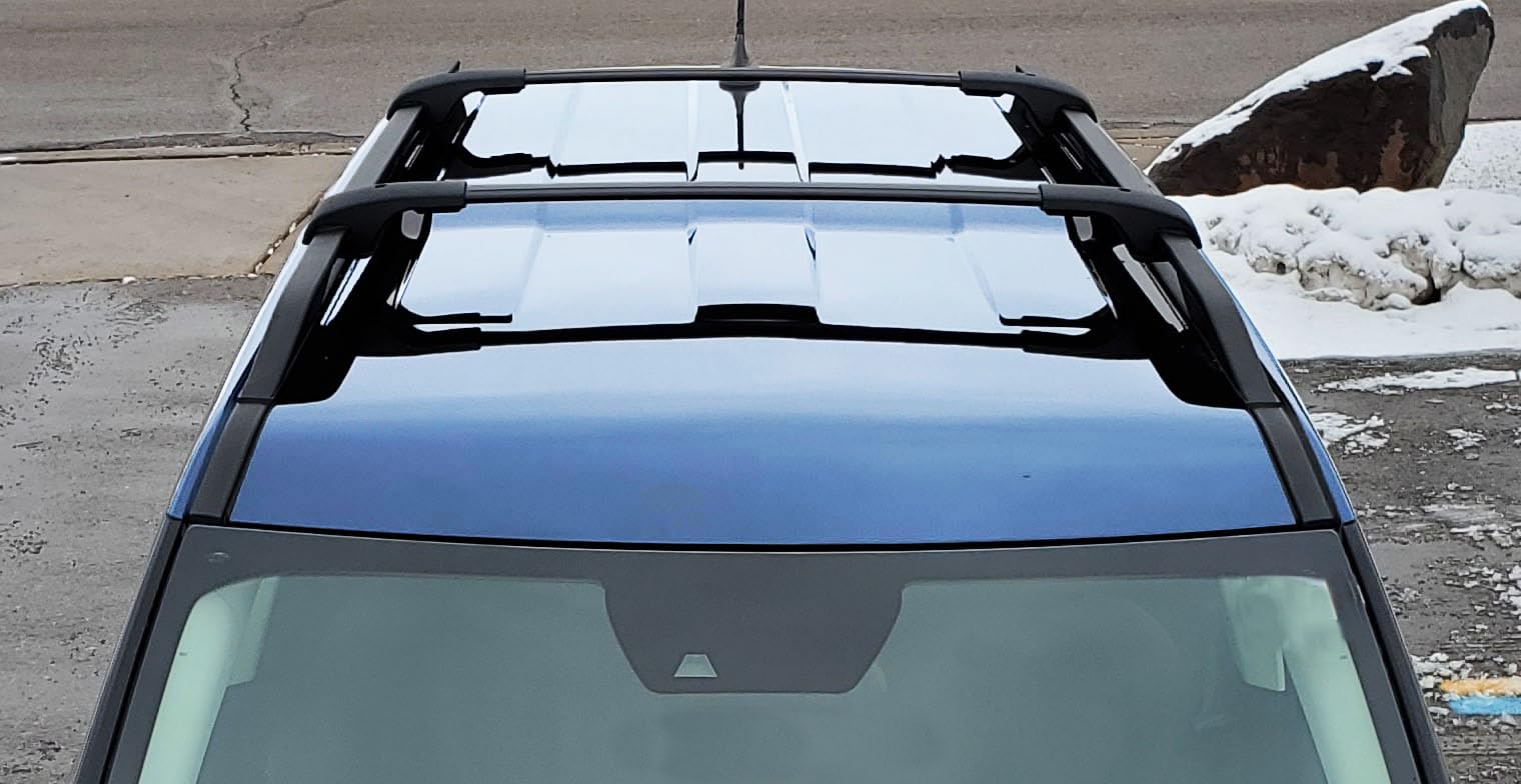 BrightLines Customized Crossbars Roof Racks Compatible with 2021 2022 2023 2024 Ford Bronco Sport Base & Big Bend Models for Kayak Luggage ski Bike Carrier