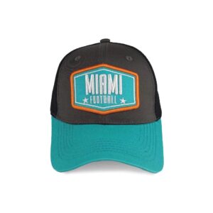 INAGWE Miami Football Hats City Caps Snapback Adjustable Hat Gift Present for Men/Women