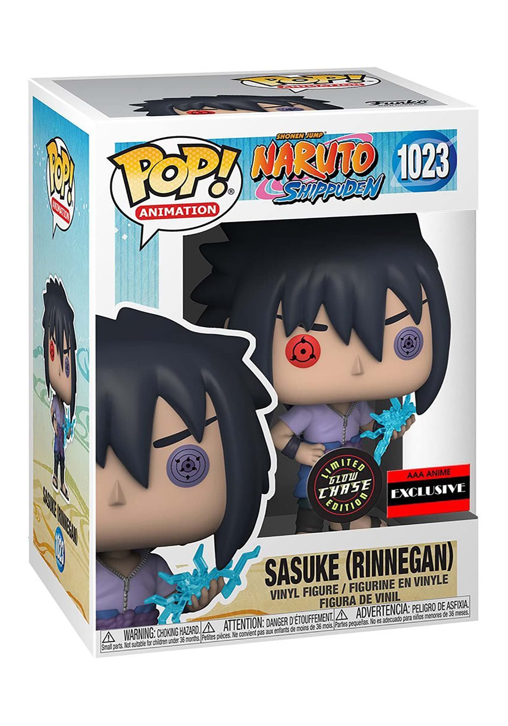 Funko Naruto Shippuden Sasuke Uchiha (Rinnegan) Pop Figure (AAA Anime Exclusive)