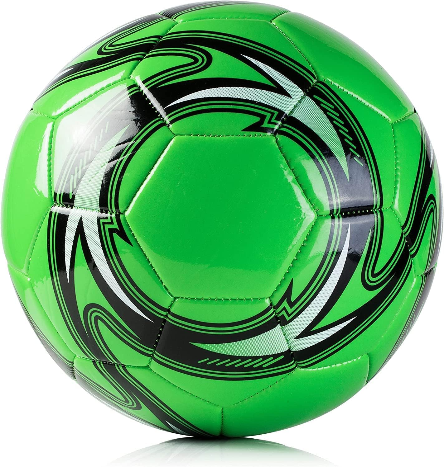 Western Star Soccer Ball Size 3 & Size 4 & Size 5 - Official Match Weight - 5 Colors - Youth & Adult Soccer Players - Helix - Attractive and Durable Design