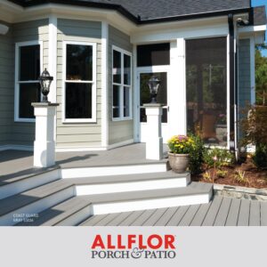 CALIFORNIA PAINTS ALLFLOR Porch, Patio and Floor Enamel Paint, Saddle Brown, 1 Gallon, Extremely Durable Water-Based Formula, Ideal for Patios, Pool Decks, Basements & More