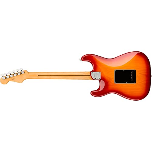 Fender American Ultra Luxe Stratocaster - Plasma Red Burst with Maple Fingerboard