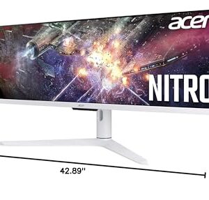 Acer Nitro XV431C Pwmiiphx 43.8" DFHD (3840 x 1080) UltraWide Gaming Monitor | AMD FreeSync Premium | 120Hz | 1ms VRB | HDR400 | 93% DCI-P3 | 1 x Display, 1 x HDMI 2.0 Port and 1 x HDMI 1.4