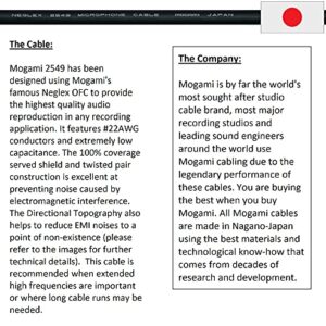 WORLDS BEST CABLES 2 Units - 0.5 Foot - Balanced Microphone Cable CUSTOM MADE using Mogami 2549 (Black) wire and Neutrik NC3MXX & NC3FXX Silver XLR Plugs