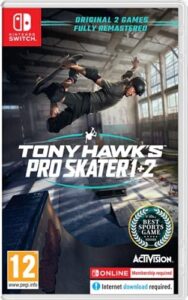 tony hawk's pro skater 1 + 2 - nintendo switch