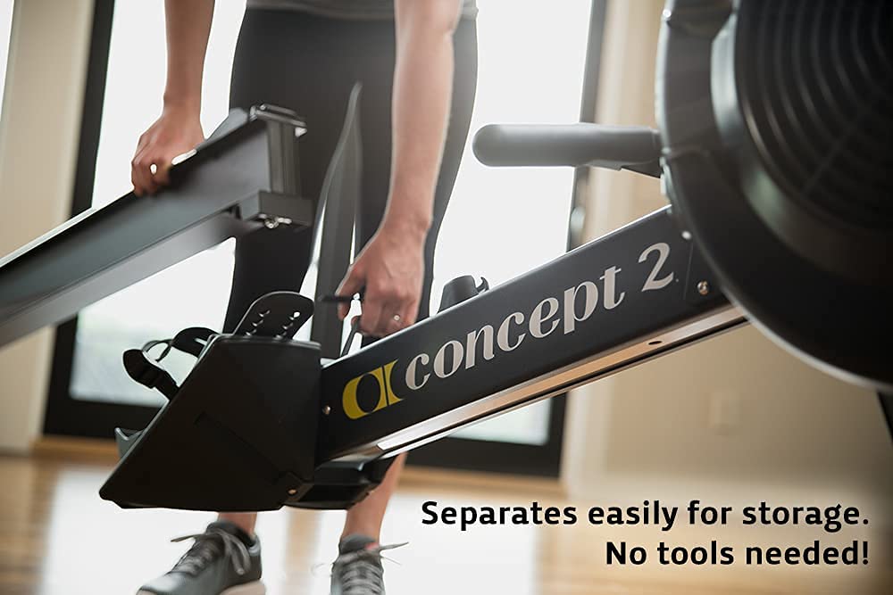 Concept2 Model D Upgraded New Rowing Machine Indoor Rowing Machine for Exercise Control Your Workout Intensity with PM5 Performance Monitor and Bundled with HogoR Cleaning Cloth