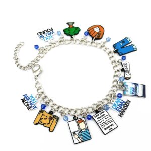 FJCPHAHA Anime Cartoon Metal Original Charm Bracelet Gifts for Woman Men