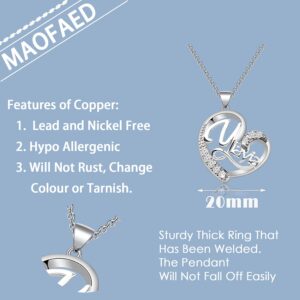 MAOFAED Yiayia Gift Grandmother Gift Mother’s Day Gift Yiayia Jewelry Grandma Necklace Birthday Gift For Grandma (yiayia necklace silver)