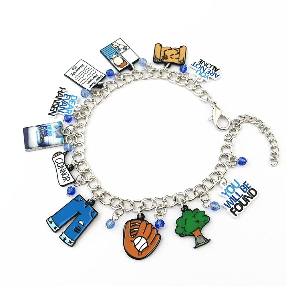 FJCPHAHA Anime Cartoon Metal Original Charm Bracelet Gifts for Woman Men