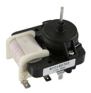 w10189703 refrigerator evaporator fan motor compatible with whirlpool maytag kenmore refrigerator replaces ps11749890 wpw10189703 w10208121 4389146 2219647 wpw10189703