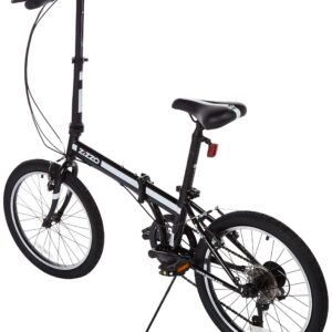 ZiZZO Ferro 20-inch 29 lbs Light Weight Folding Bike (Black)