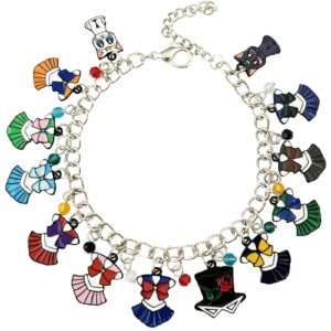 fjcphaha anime cartoon metal original charm bracelet gifts for woman men