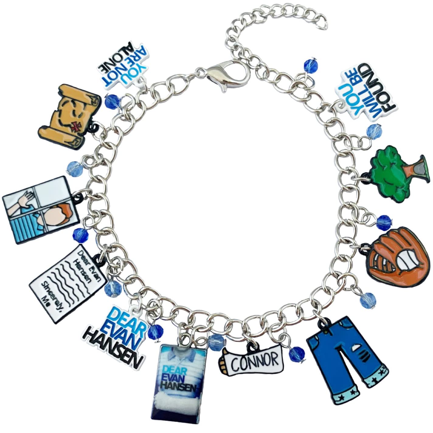 FJCPHAHA Anime Cartoon Metal Original Charm Bracelet Gifts for Woman Men