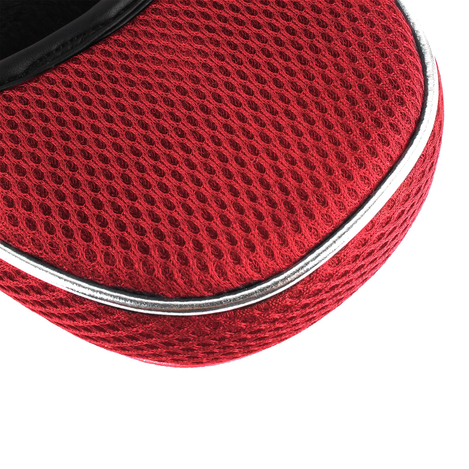 Andux Mesh Mallet Putter Cover Golf Putter Head Covers Red, Square MT/TG14