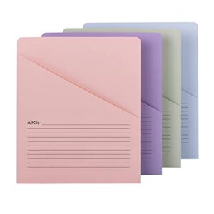 Smead Organized Up Notes Slash File Jacket, Letter Size, Assorted Colors, 12 per Pack (75429)