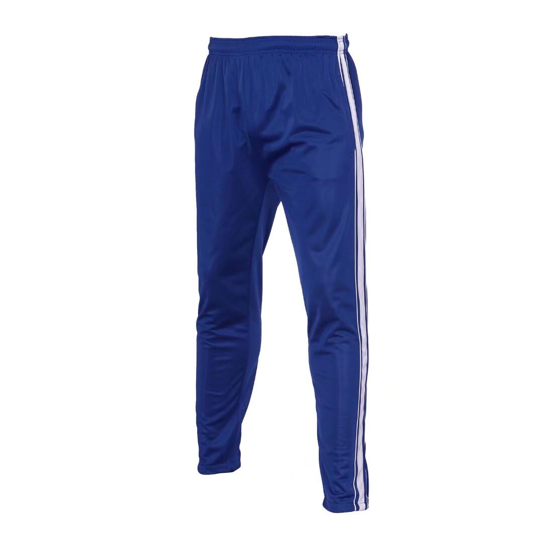 R RAMBLER 1985 Zusmen Mens Athletic 2 Piece Tracksuit Sets Casual Jogging Suits Full Zip Sports Set Stand-up collar Sweatsuit fo Men Royalblue 4XL