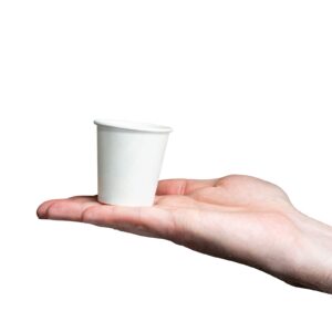 Comfy Package [3 oz. - 100 Count Small Paper Cups, Disposable Mini Bathroom Mouthwash Cups