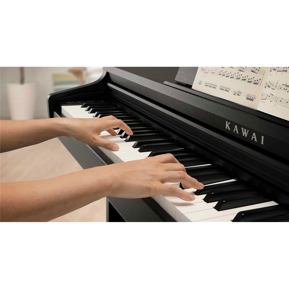 Kawai KDP75 Digital Home Piano - Embossed Black