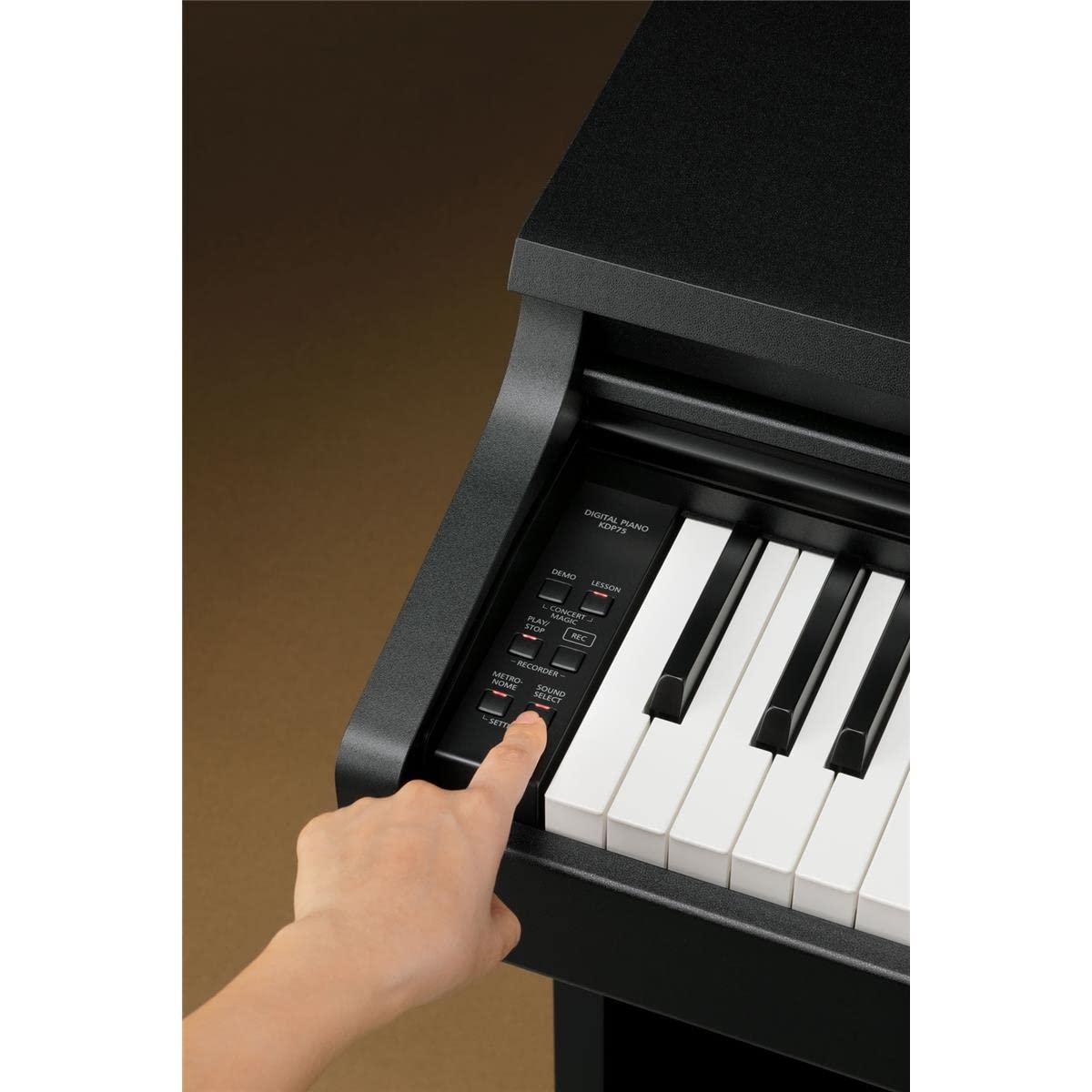 Kawai KDP75 Digital Home Piano - Embossed Black