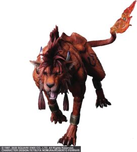 square enix final fantasy vii remake: red xiii play arts kai action figure