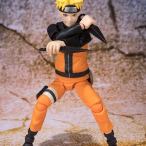 TAMASHII NATIONS - Naruto Shippuden - Naruto Uzumaki [Best Selection] (New Package Ver.), Bandai Spirits S.H.Figuarts Action Figure