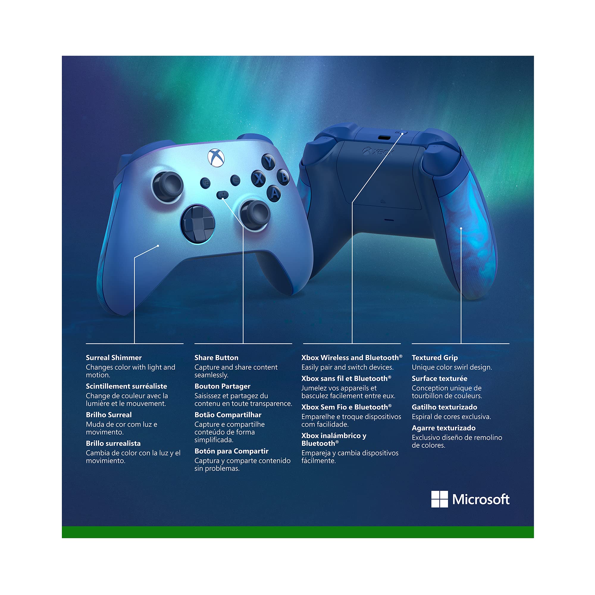 Xbox Core Wireless Controller – Aqua Shift Special Edition