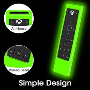 Silicone Protective Case for PDP Gaming Remote Control: Xbox Series X|S Xbox One, Xbox,Shockproof Remote Case Holder Skin Proetector for PDP Xbox One Remote Battery Back Covers Case-Glowgreen