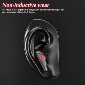 YOVDA Wireless Gaming Earbud, K98 Wireless Gaming Headphone with Charging Case and Built-in Mic, Bluetooth 5.1 Dual Game Music Mode Earbuds Wireless Headphones with 30 Hours Playtime, RGB