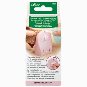 Clover Needlecraft Inc. Quick Cut Thread Cutter Notion, Pink