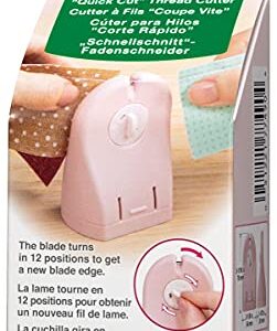 Clover Needlecraft Inc. Quick Cut Thread Cutter Notion, Pink