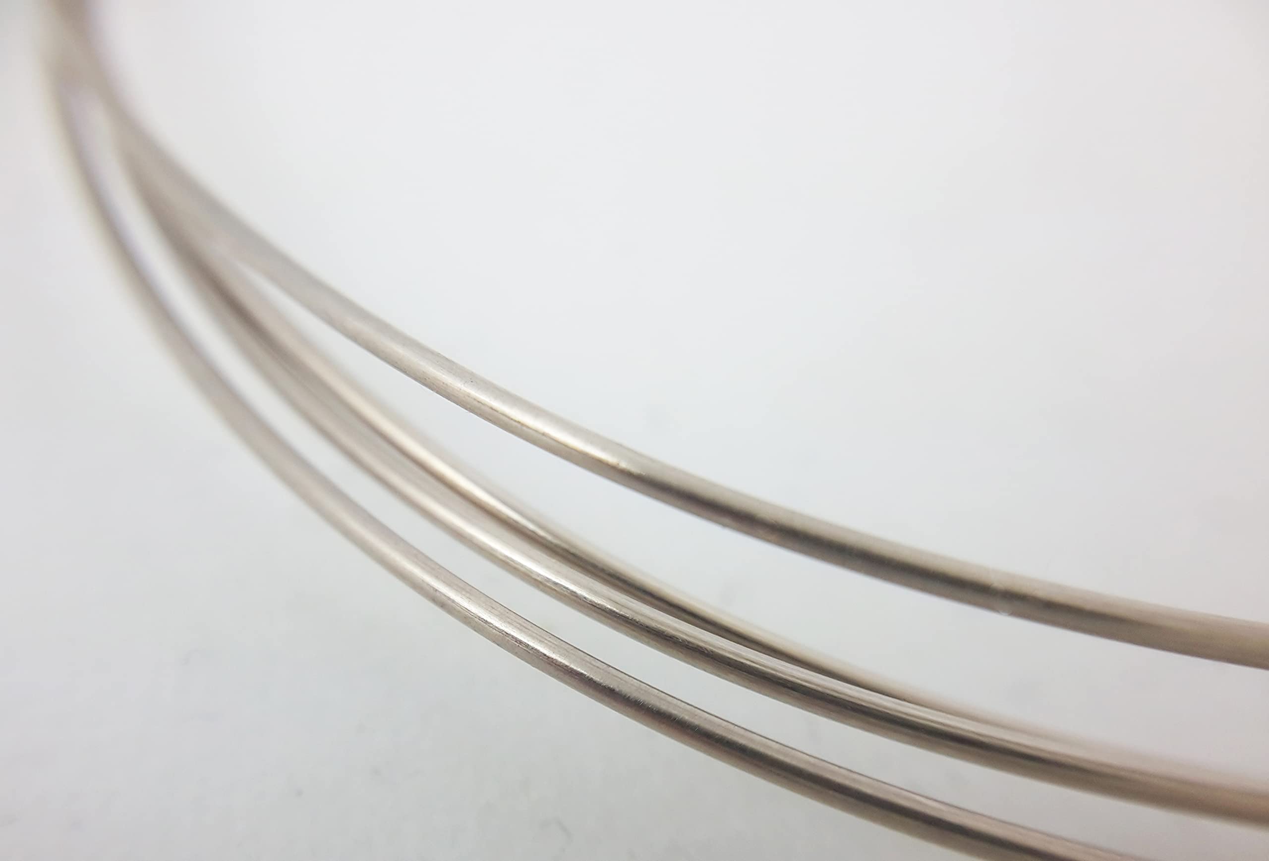 28 Gauge 14K Solid White Gold Wire Dead Soft Round 1 Foot by CRAFT WIRE