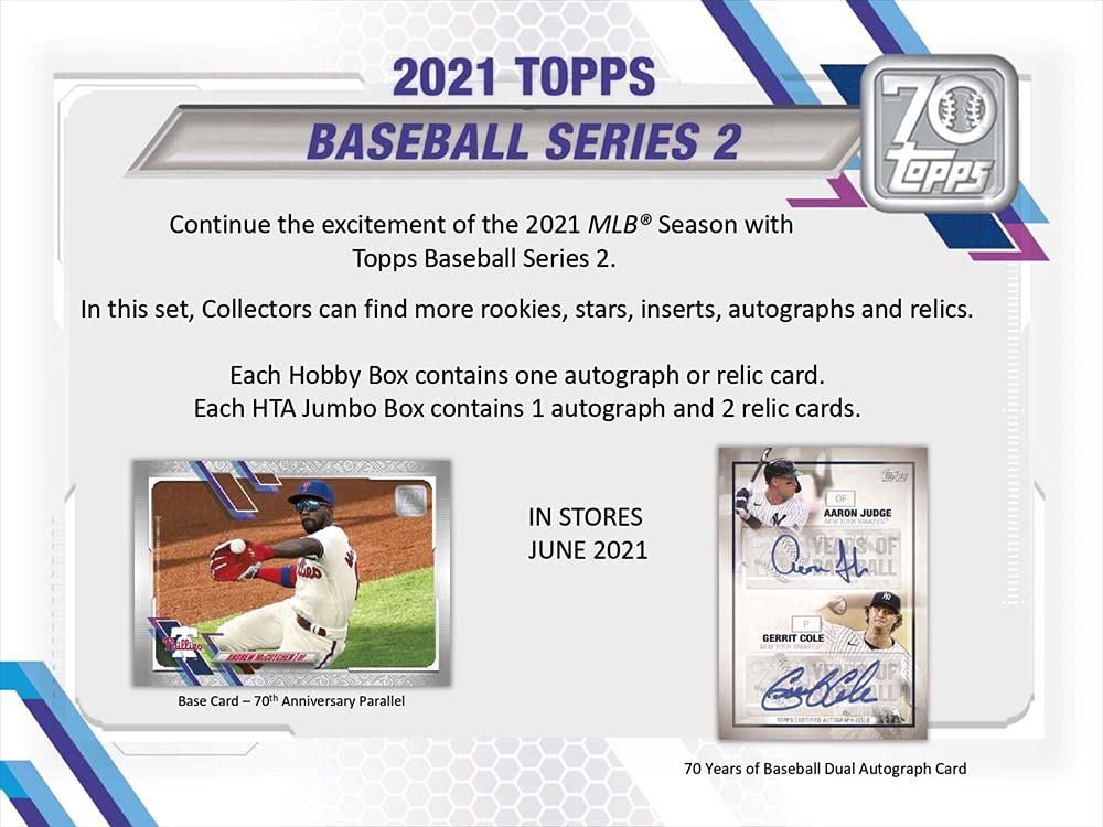 Topps 2021 Series 2 Baseball Hanger Pack