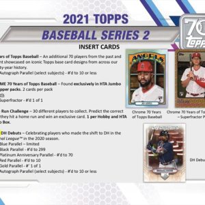 Topps 2021 Series 2 Baseball Hanger Pack