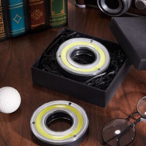 Retisee Golf Hole Lights Glow Golf Hole Led Glowing Golf Hole Lights Golf Hole Putting Green Flags And Poles Putting Green Golf Hole Light Up Cups Glow In The Dark Cups For Night Golf Play (4 Pieces)