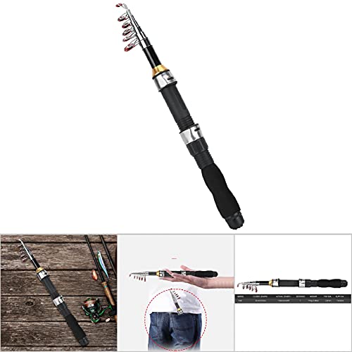 OUKENS Fishing Rods and Accessories Fishing Rod, Small Sea Pole Portable Short Pole Ice Fishing Rod Mini Sea Fishing