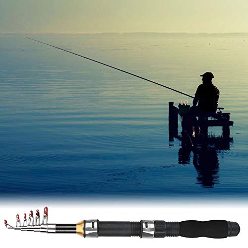 OUKENS Fishing Rods and Accessories Fishing Rod, Small Sea Pole Portable Short Pole Ice Fishing Rod Mini Sea Fishing