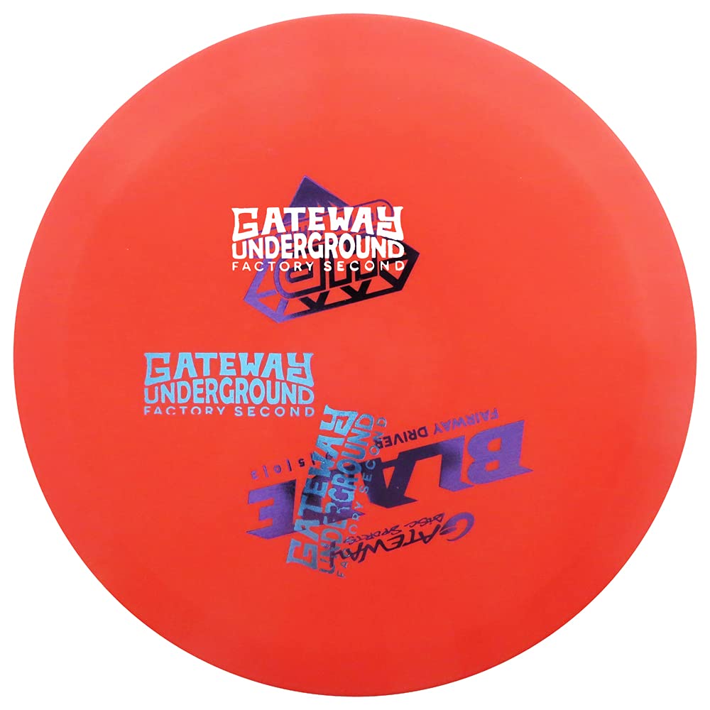 Gateway Disc Sports Factory Second Hyper-Diamond Blade Fairway Driver Golf Disc [Colors and Hot Stamps Will Vary] - 173-176g