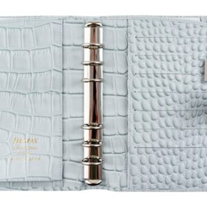 Filofax 026092 Classic Rock Personal Organizer, Bible, Silver Mist