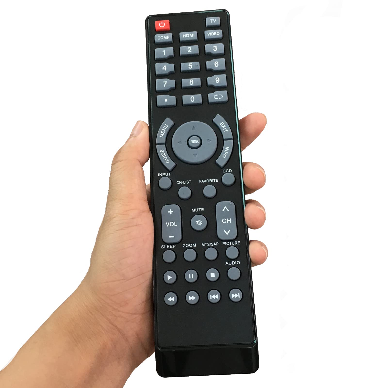 Replacement Remote Control fit for Insignia NS-42E859A11 NS-LCD26A NS-27FTV NS-42LCD NS-P42Q-10A NS-LBD32X-10A NS-42E480A13 NS-46E480A13 NS-55L260A13A LCD LED LCD HDMI HDTV TV