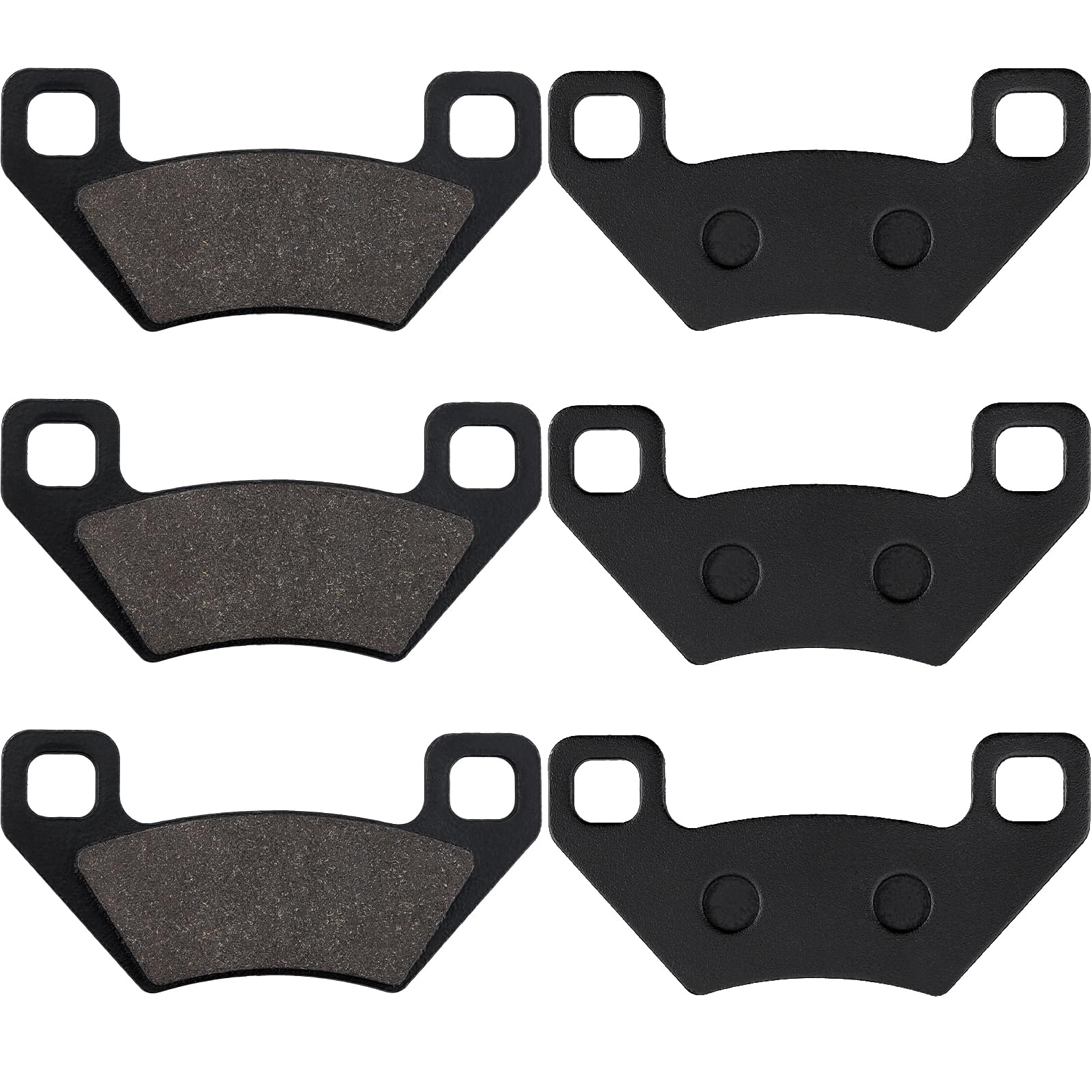 SOLLON Front and Rear Brake Pads for Arctic Cat 250 300 350 366 400 450 500 550 570 650 700 1000 Prowler 400 450 500 570 700 1000 Alterra Mud Pro Prowler Wildcat Trail 2004-2020