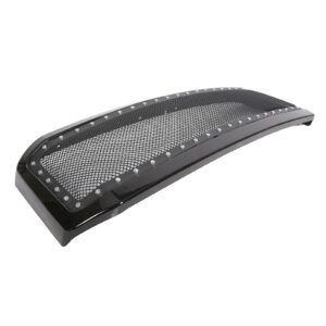 LAFORMO Rivet Mesh Front Bumper Grille w/Shell Compatible with 2005 2006 2007 Ford F250 F350 Super Duty