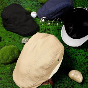 4 Pieces Newsboy Hats for Men Summer Cabbie Cap Newsboy Flat CapIvy Cap Newsboy Hunting Hat for Men (Classic Style) Multicolor