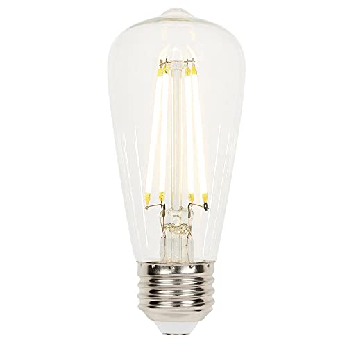 Westinghouse 4518600 4.5 Watt (40 Watt Equivalent) ST15 Dimmable Clear Filament LED Light Bulb, Medium Base